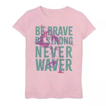 Футболка с надписью Disney Raya and The Last Dragon Never Waver для девочек 7–16 лет Disney