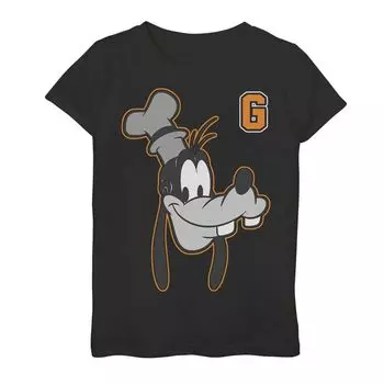 Футболка с надписью Disney's Goofy Girls для девочек 7–16 лет и портретом Licensed Character