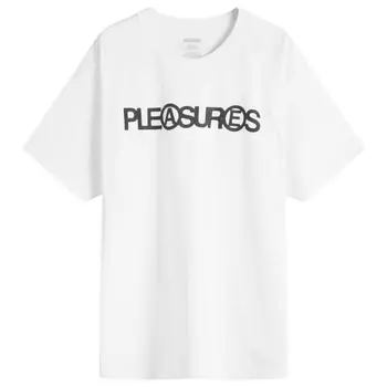 Футболка с надписью «Фэнзин» Pleasures, белый