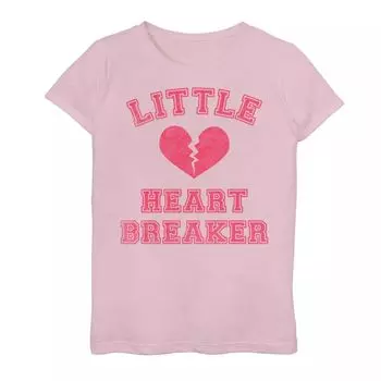 Футболка с надписью Fifth Sun Little Heartbreaker для девочек 7–16 лет Licensed Character