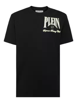 Футболка с надписью «Гонки на суперкарах» Philipp Plein, черный