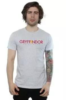 Футболка с надписью «Гриффиндор» Harry Potter, серый