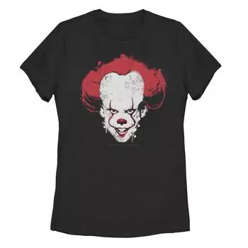 Футболка с надписью «IT Chapter 2» для юниоров Pennywise Paint Splatter Head Shot Licensed Character