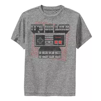 Футболка с надписью «It's On Like 1985» для мальчиков 8–20 лет, контроллер Nintendo NES Licensed Character