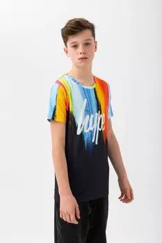 Футболка с надписью из холста Hype, красный