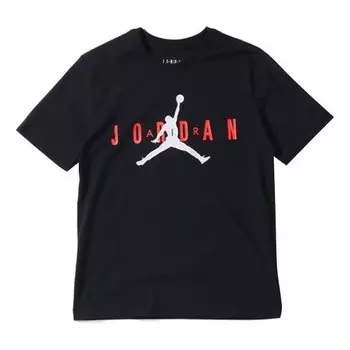 Футболка с надписью jumpman logo спортивная футболка мужская Air Jordan, черный