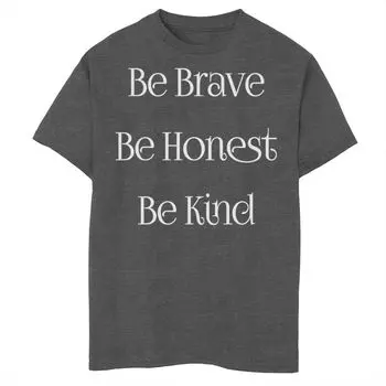 Футболка с надписью Kind Brave Honest Attitude для мальчиков 8–20 лет Licensed Character