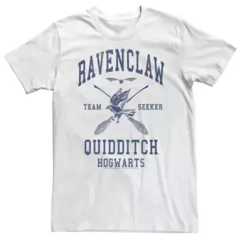 Футболка с надписью «Команда Искателей» для большого и высокого Когтеврана Harry Potter, белый