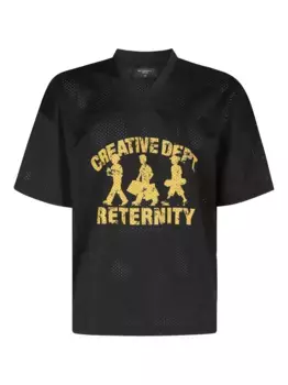 Футболка с надписью «Креативный отдел» RETERNITY, черный