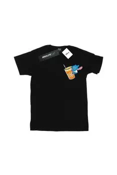 Футболка с надписью «Лило и Стич» Disney, черный