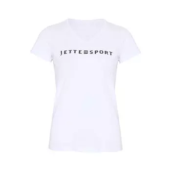 Футболка с надписью-логотипом JETTE SPORT, цвет weiss