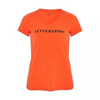 Футболка с надписью-логотипом JETTE SPORT, цвет rot