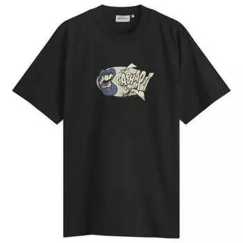 Футболка с надписью «Louder» Carhartt Wip, черный