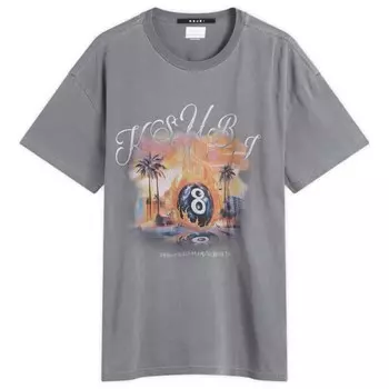 Футболка с надписью «Мировой порядок» Ksubi, черный