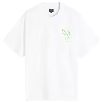 Футболка с надписью «Надежда» Edwin, белый