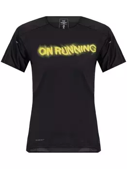 Футболка с надписью «On Running Lumos», черный