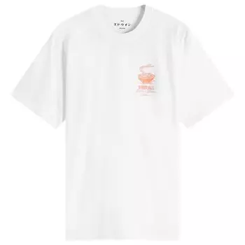 Футболка с надписью «Палас Рамен» Edwin, белый