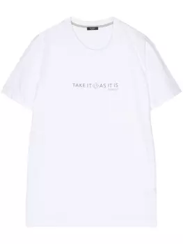 Футболка с надписью Peserico, белый