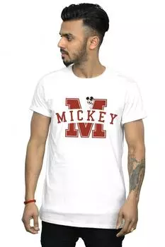 Футболка с надписью «Пик Микки Мауса» Disney, белый