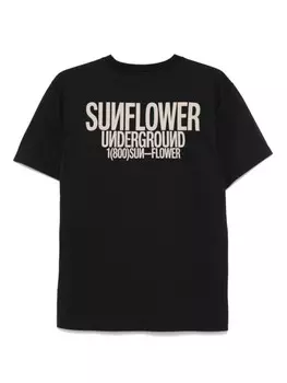 Футболка с надписью «Подсолнух» Sunflower, черный