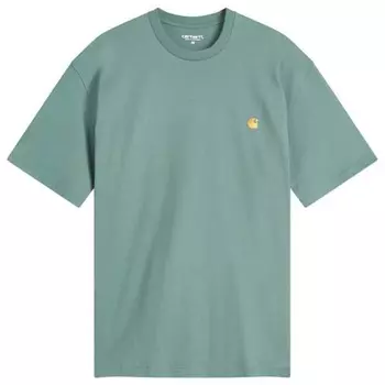 Футболка с надписью «Погоня» Carhartt Wip, мультиколор