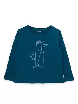 Футболка с надписью «Радикальная собака» Knot, синий