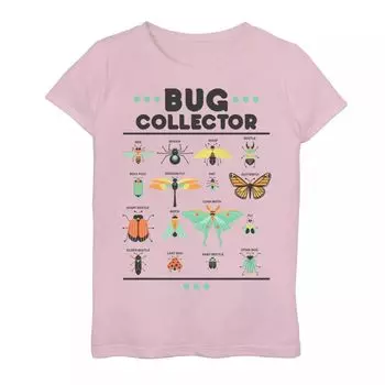 Футболка с надписью «Rows Of Bugs» для девочек 7–16 лет Licensed Character