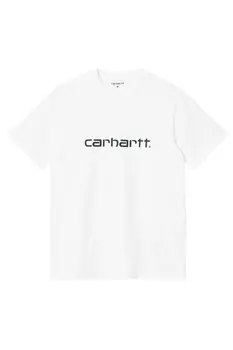 Футболка с надписью S/S Carhartt, белый