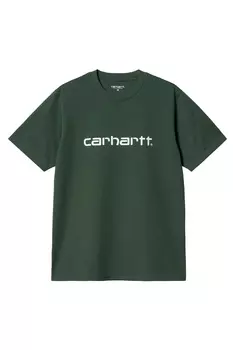 Футболка с надписью S/S Carhartt, белый