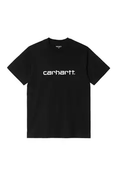 Футболка с надписью S/S Carhartt, черный