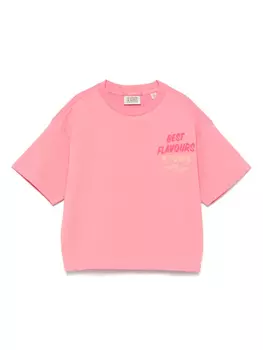Футболка с надписью Scotch & Soda Kids, розовый