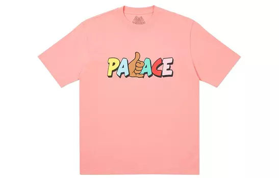 Футболка с надписью «Shitfaced Shaka» PALACE, розовый