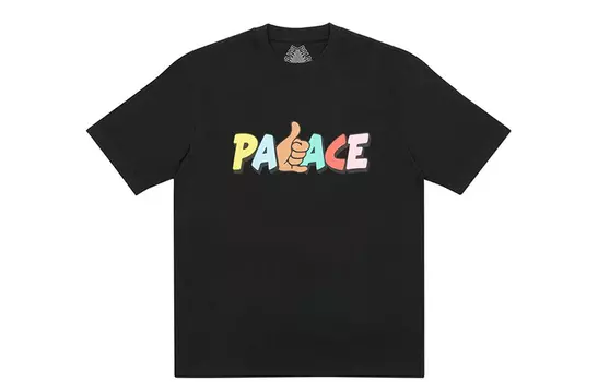 Футболка с надписью «Shitfaced Shaka» PALACE, черный