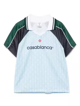 Футболка с надписью «Сити» Casablanca, синий