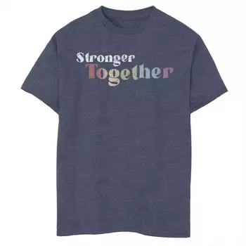 Футболка с надписью Stronger Together для мальчиков 8–20 лет Licensed Character