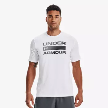Футболка с надписью Team Issue Under Armour, белый