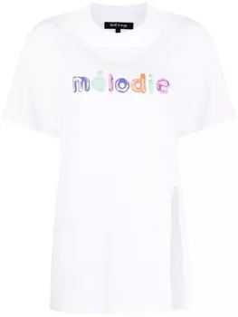 Футболка с надписью tout a coup, белый