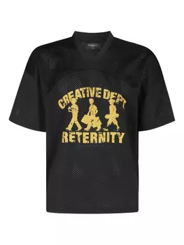 Футболка с надписью «Творческий отдел» RETERNITY, черный