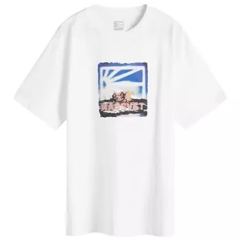 Футболка с надписью «В огне» Rassvet, белый