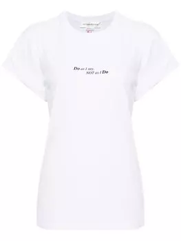 Футболка с надписью Victoria Beckham, белый