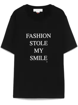 Футболка с надписью Victoria Beckham, черный