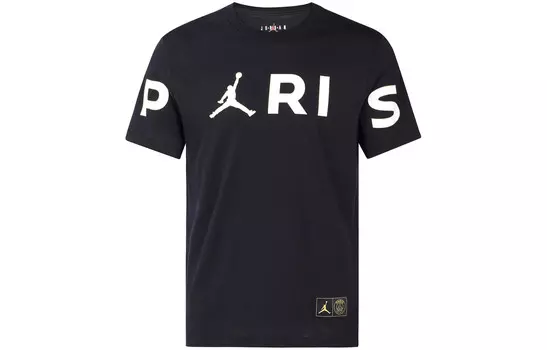 Футболка с надписью Wordmark мужская черная Jordan, черный
