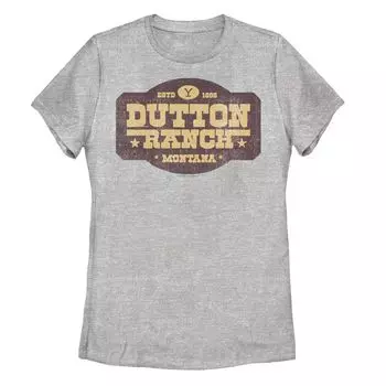 Футболка с надписью Yellowstone Dutton Ranch Montana для юниоров Licensed Character