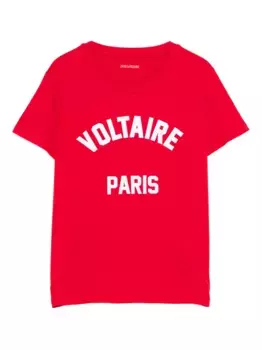 Футболка с надписью Zadig&Voltaire, красный