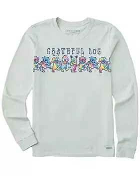 Футболка с надписью «Жизнь хороша» Life is Good, серый