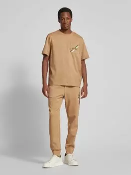 Футболка с нагрудным карманом Michael Kors, коричневый
