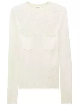 Футболка с накладным карманом Filippa K, белый