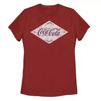 Футболка с напитком Coca-Cola для юниоров Coca-Cola Diamond Badge Licensed Character