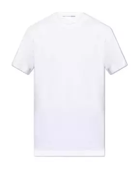 Футболка с нашивками Comme Des Garons, белый