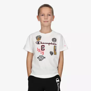 Футболка с нашивками для мальчика Champion